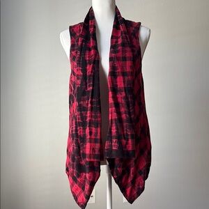 Elevenses | Anthropologie Roxanne Buffalo Plaid Vest